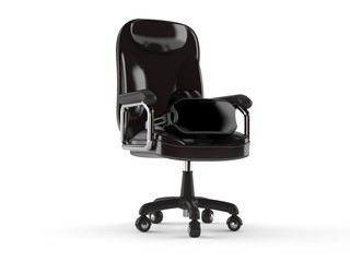 Canvas Print - VR headset on business chair