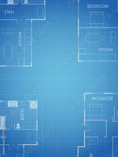 Blueprint Vector Floor Plan Apartment Professional House