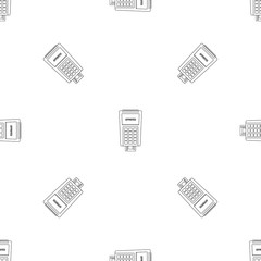 Poster - Approved credit card payment pattern seamless vector repeat geometric for any web design