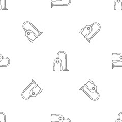 Poster - Vacuum cleaner pattern seamless vector repeat geometric for any web design