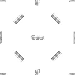 Poster - robot vacuum cleaner pattern seamless vector repeat geometric for any web design