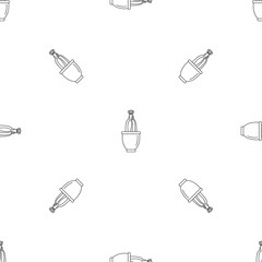 Poster - Cactus flower pattern seamless vector repeat geometric for any web design