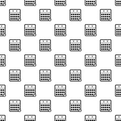 Poster - calendar mobile pattern seamless vector repeat geometric for any web design