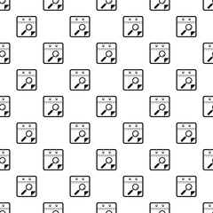 Poster - calendar search pattern seamless vector repeat geometric for any web design