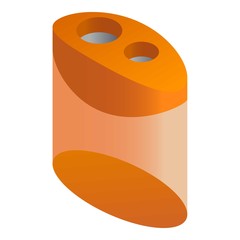 Poster - Pencil sharpener icon. Isometric of pencil sharpener vector icon for web design isolated on white background