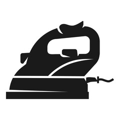 Poster - House iron icon. Simple illustration of house iron vector icon for web design isolated on white background