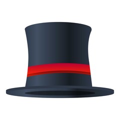 Wall Mural - Magic top hat icon. Cartoon of magic top hat vector icon for web design isolated on white background