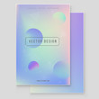 © makstorm - Holographic paper magic foil marble cover set.