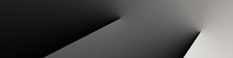 Fototapete - Digital Art, abstract three-dimensional objects with soft lighting, Germany