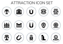 Attraction Icon Set