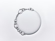 © PALASTIQUE - Clear bubble circle outlined with smaller bubbles