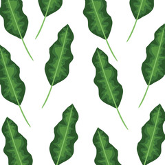 Poster - ecology leafs plants and branches nature pattern