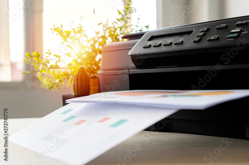 Fotografía The printer is fully functional,Located on the desk.