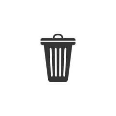Poster - trash icon vector. trash symbol on white background editable