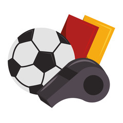 Soccer sport game cartoons isolated