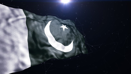 Wall Mural - Pakistan flag
