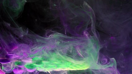 Wall Mural - Multicolor designer flower. Colorful Pigment Flow.