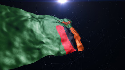 Wall Mural - Zambia flag