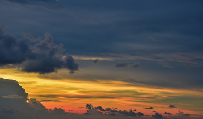 Wall Mural - twilight background after sundown