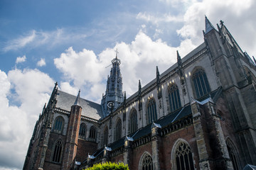 De Grote of St Bavokerk in Haarlem, the Netherlands