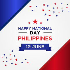 Philippines National Day Vector Design Template