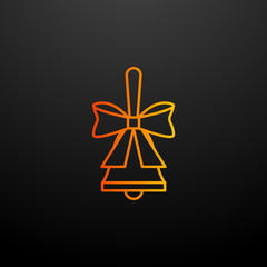 Poster - bell nolan icon. elements of autumn set. simple icon for websites, web design, mobile app, info grap