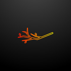 Aufkleber - branch nolan icon. Elements of autumn set. Simple icon for websites, web design, mobile app, info graphics