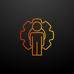 Aufkleber - frame mechanism nolan icon. Elements of business organisation set. Simple icon for websites, web design, mobile app, info graphics