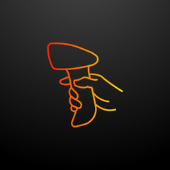 Poster - Barcode scanner nolan icon. Elements of global logistics set. Simple icon for websites, web design, mobile app, info graphics