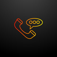 Poster - Phone nolan icon. Elements of global logistics set. Simple icon for websites, web design, mobile app, info graphics