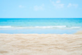 Sand beach and wave background