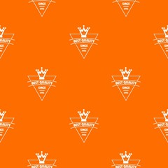 Wall Mural - Quality jewelry pattern vector orange for any web design best