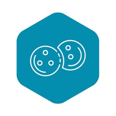Poster - Bowling balls icon. Outline bowling balls vector icon for web design isolated on white background