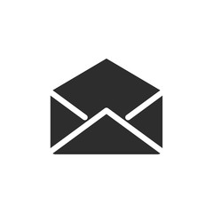 Aufkleber - Email Icon. envelope icons in modern design style for web site and mobile app Vector Illustration. email logo design inspiration