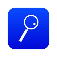 Poster - Loupe icon digital blue for any design isolated on white vector illustration