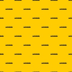 Poster - Audio digital equalizer technology pattern seamless vector repeat geometric yellow for any design