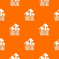 Poster - Shiitake pattern vector orange for any web design best