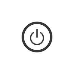 Poster - Power Button Icon. On/Off switch symbol in modern style for web site and mobile app Vector Illustration. Power Button logo design inspiration
