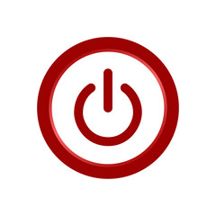 Poster - Power Button Icon. On/Off switch symbol in modern style for web site and mobile app Vector Illustration. Power Button logo design inspiration