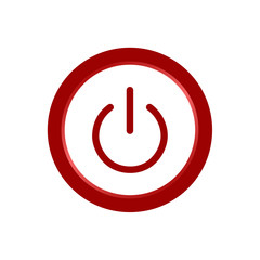 Poster - Power Button Icon. On/Off switch symbol in modern style for web site and mobile app Vector Illustration. Power Button logo design inspiration