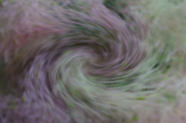 Poster -  The motley background consists of a blur with a twist.