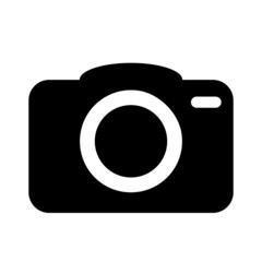 Photo camera vector icon. Cam vector icon. Photo camera illustration symbol for web sites or mobile devise.