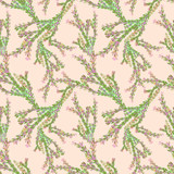 Fototapeta Sypialnia - Branches seamless pattern template