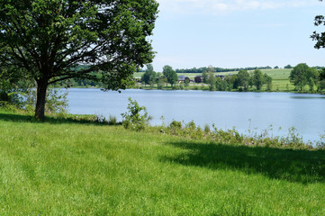 bathing lake: Kell am See in rhienland Palatinate ( Rheinland-Pfalz), Germany