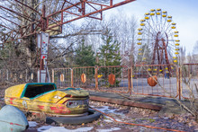 Abandoned Amusement Park In Pripyat, In Chernobyl Exclusion Zone, Ukraine