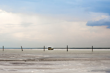 salt lake Baskunchak Astrakhan region