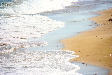 wash on the beach