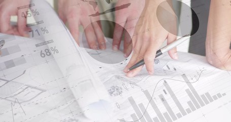 Poster - People drafting plans 4k