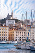Sunny day in Marseille, Vieux Port, Marseille, France