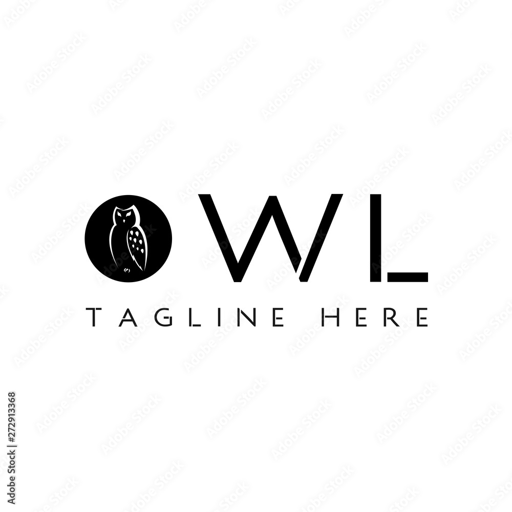This logo has a picture of an owl. This logo is good to use as a ...